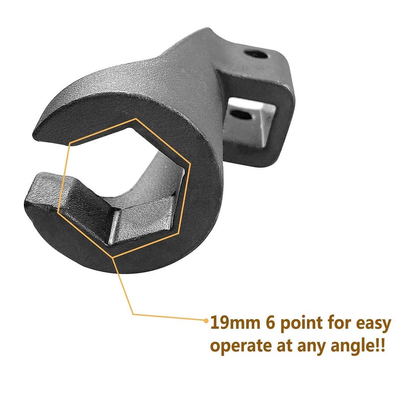 Mekar 19MM High Pressure Fuel Line Socket Compatible for Detroit Diesel DD13 DD15 DD16, Alternative to W47058090900 (3/8" Drive) - Image 5